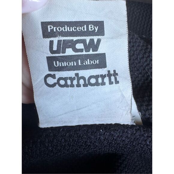 Carhartt J131 Duck Thermal Lined Hooded Zip Jacket Men 4XL Black - Picture 5 of 16